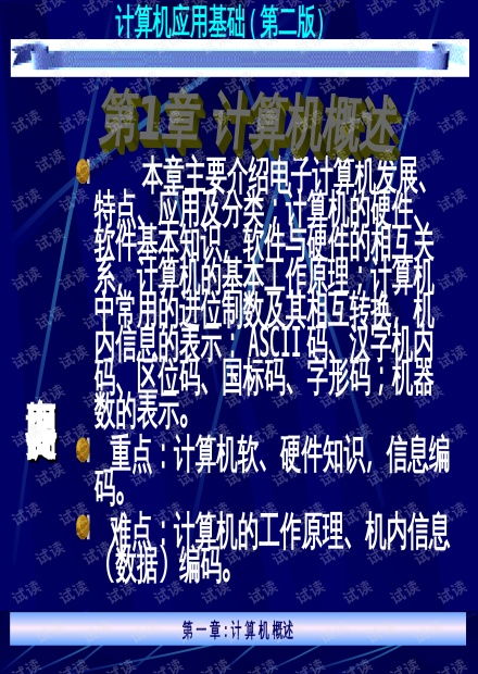 計算機軟硬件基礎與機內信息編碼指南